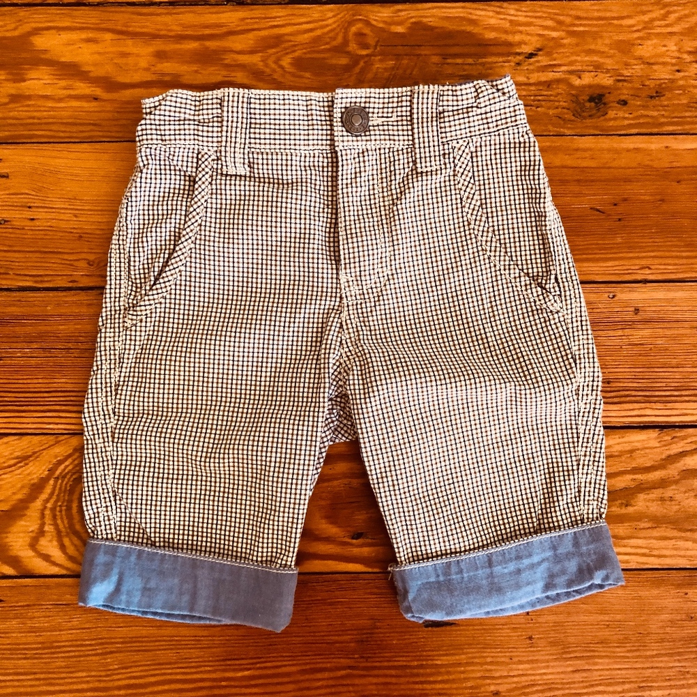 Benneton plaid shorts